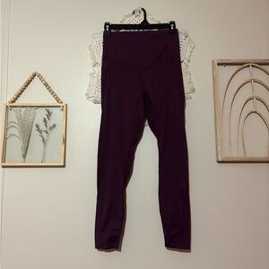 Halara Dark Purple/Red Athletic Leggings